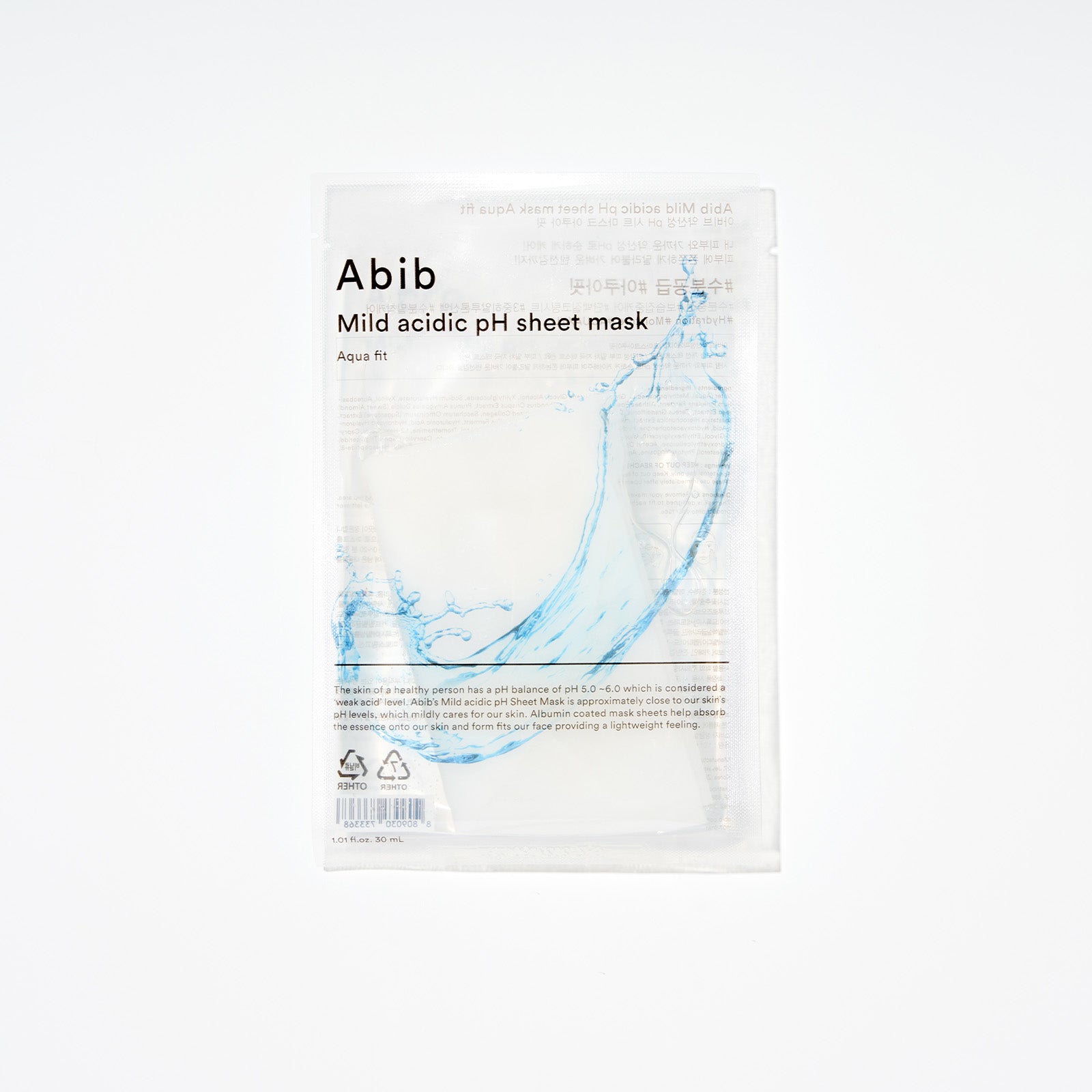 Abib Aqua fit pH Sheet Mask (10 sheets)