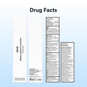 Watery hyaluron sunscreen Moisture tube