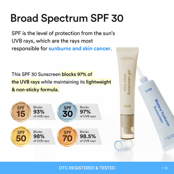 Watery hyaluron sunscreen Moisture tube