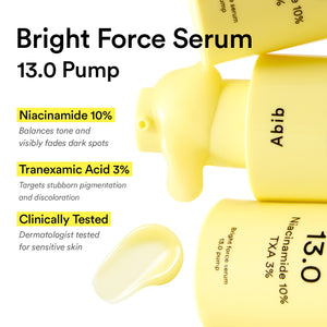 Bright force serum 13.0 pump