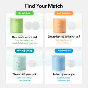 Green LHA pore pad Clear touch (Renewal)