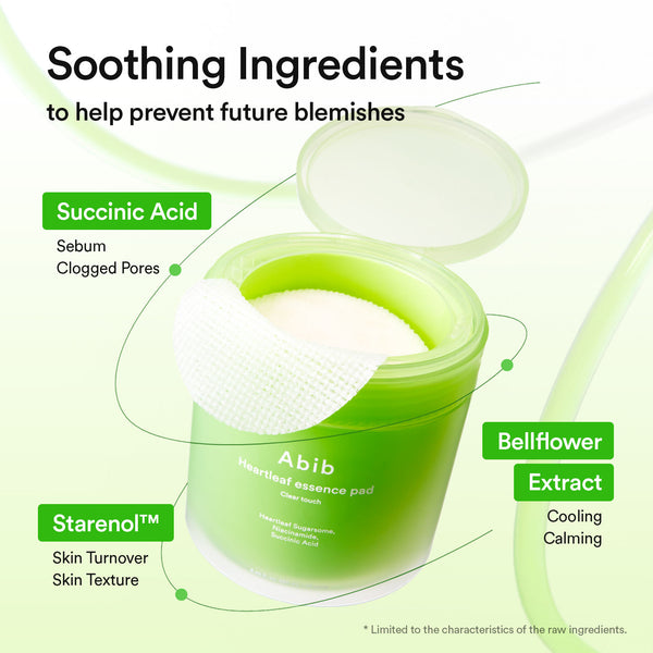 [Refill Pack] Heartleaf essence pad Clear touch