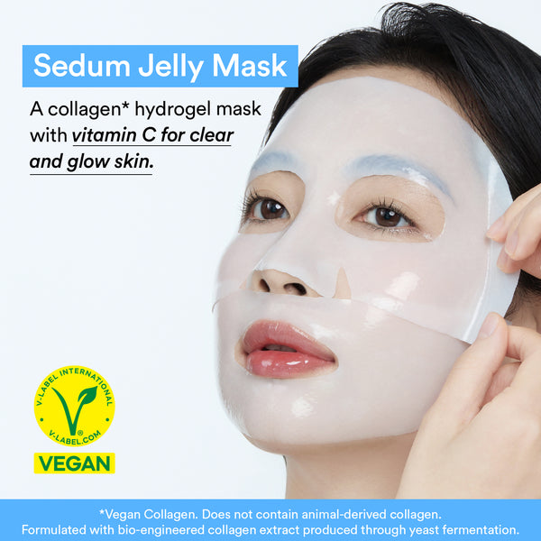 Vegan Collagen gel mask Sedum jelly