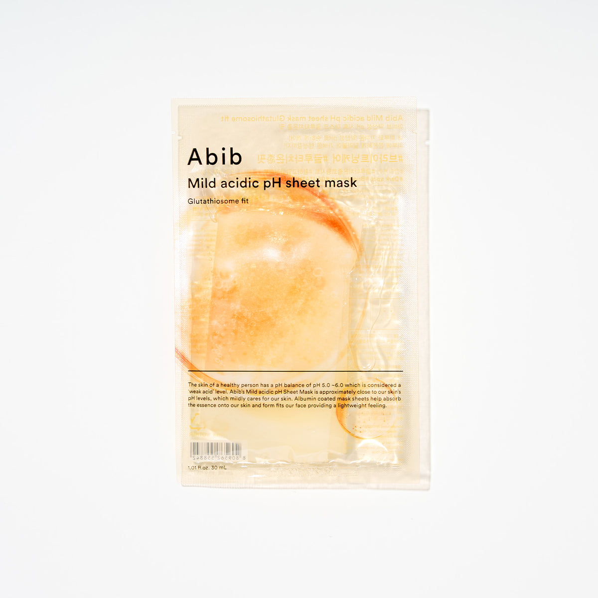 Mild Acidic pH Sheet Mask Glutathiosome 10 sheets