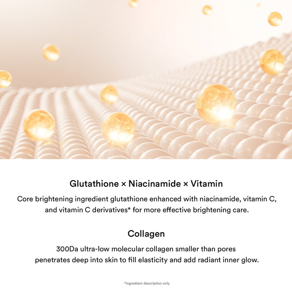 Glow collagen mask Glutathione film