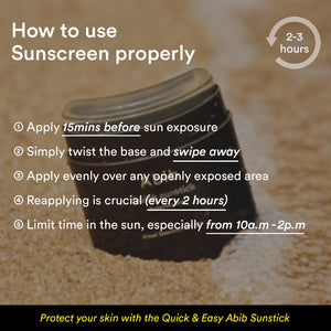 Quick sunstick Protection bar