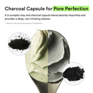Pore clay pack cleanser Heartleaf charcoal foam