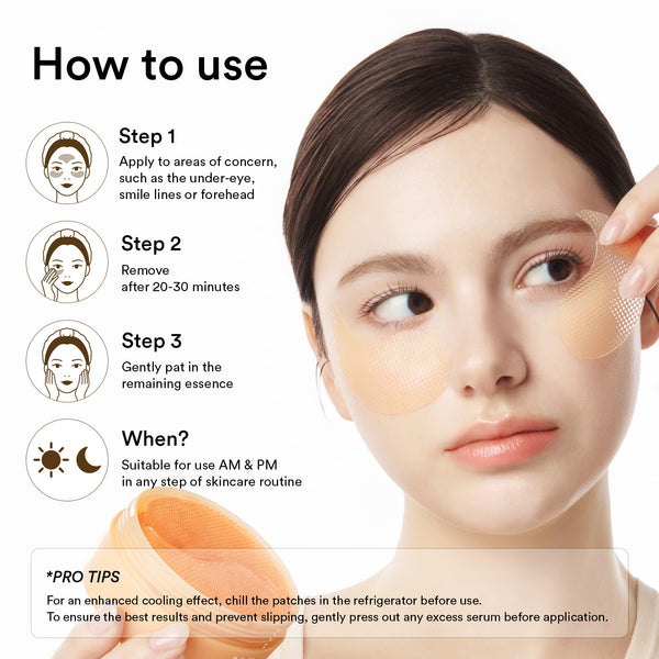 Glutathione kojic acid eye patch Vita jelly