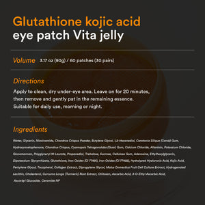 Glutathione kojic acid eye patch Vita jelly