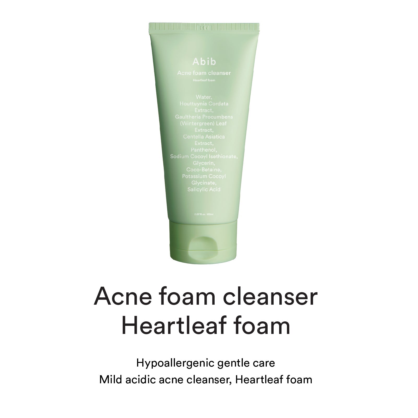 Acne Foam Cleanser Heartleaf Foam Packaging