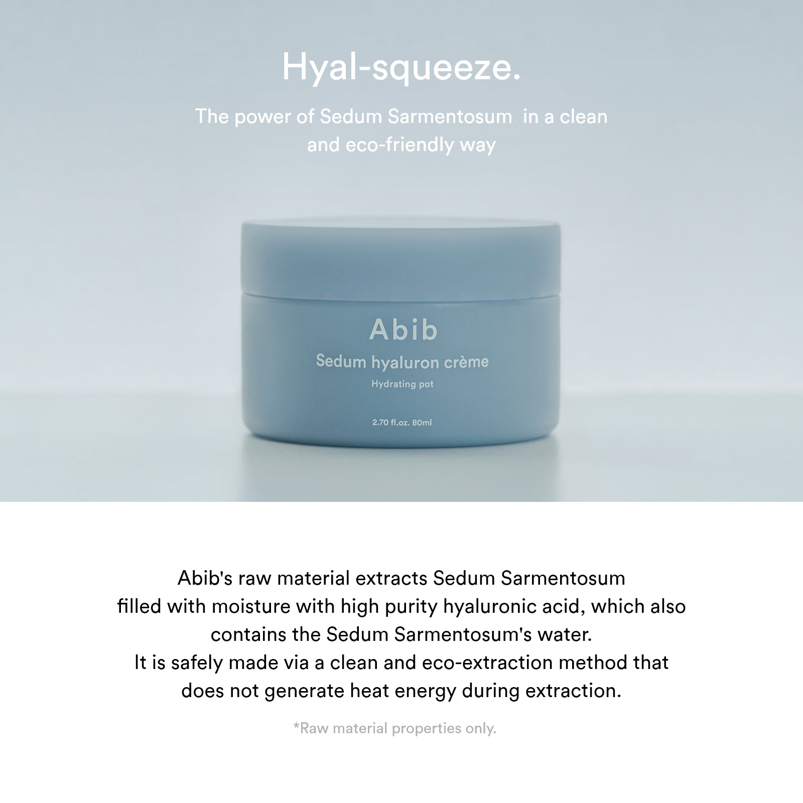 Sedum Hyaluron creme Hydrating Pot